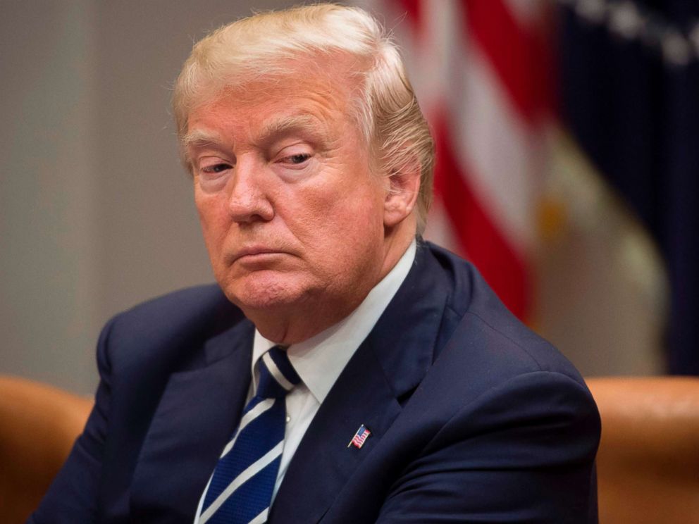 PHOTO: President Donald Trump speaks during a meeting on prison reform in the Roosevelt Room of the White House in Washington, D.C., Jan. 11, 2018.