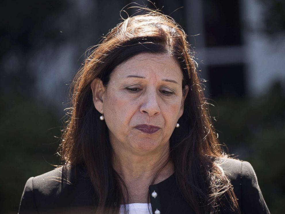 PHOTO: Acting Secretary of Homeland Security Elaine Duke pauses while briefing reporters following a meeting with President Donald Trump at the White House, Sept. 28, 2017 in Washington, D.C.