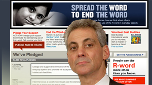 Rahm Emanuel comment and general prevalence of Rwrd