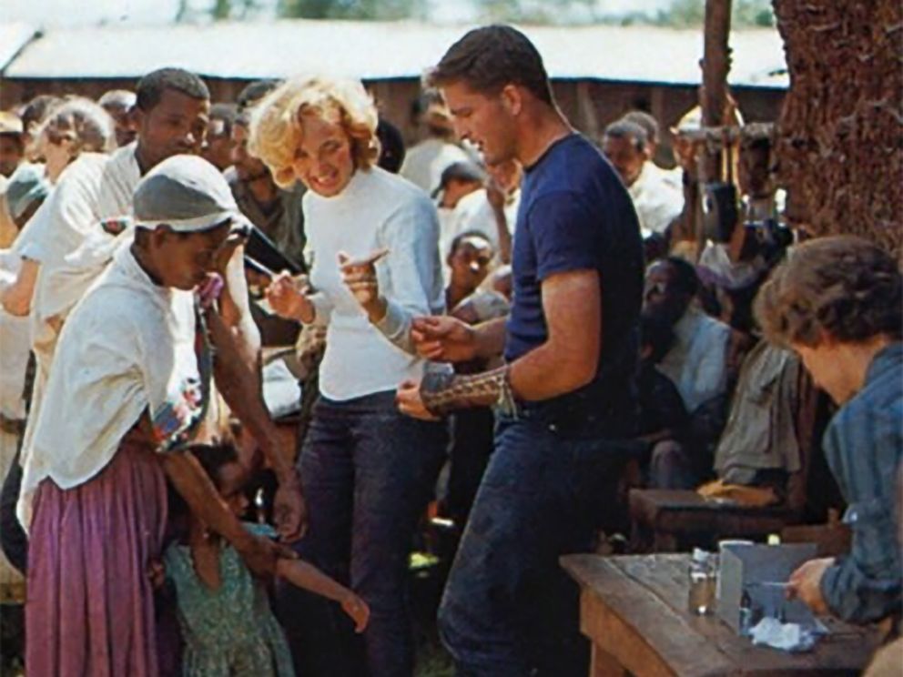 PHOTO: Patti and John Garamendi in Ethiopia with the Peace Corps in the early 1960s.