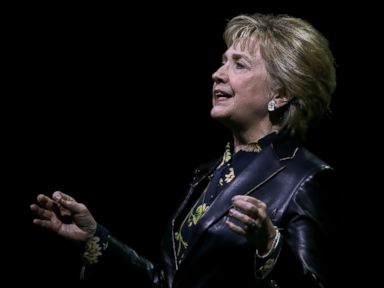 Clinton hits Trump administration on gender diversity