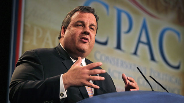 PHOTO: New Jersey Governor Chris Christie speaks to guests at the Conservative Political Action Conference (CPAC) at the Donald E. Stephens Convention Center on June 8, 2012 in Rosemont, Illinois.