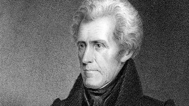 PHOTO: Andrew Jackson (1767-1845), seventh President of the United States, who served for two terms from 1829 to 1837, is seen in this undated portrait.