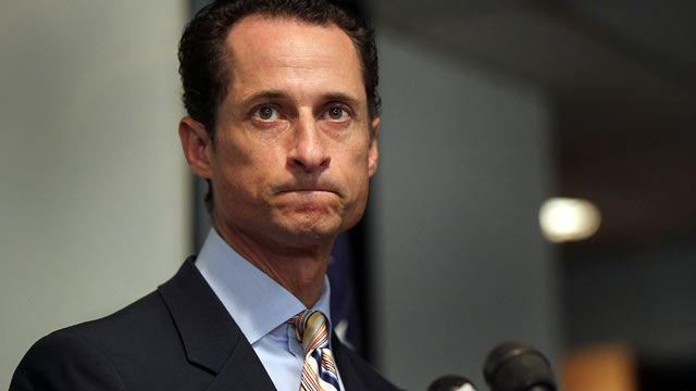 PHOTO: Rep. Anthony Weiner announces his resignation from Congress in this June 16, 2011 in the Brooklyn borough of New York City; the former Congressman recently announced he is considering a run for mayor of New York City.