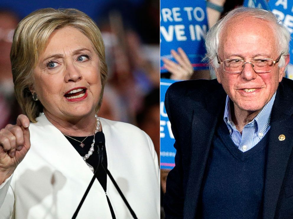 PHOTO: Hillary Clinton | Bernie Sanders