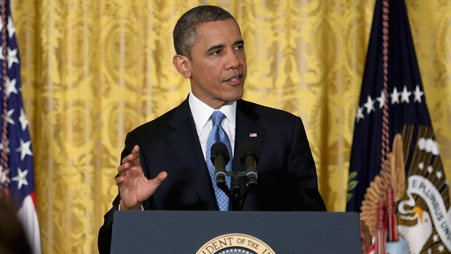 PHOTO: Barack Obama press conference