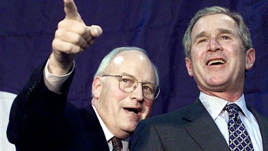 PHOTO: Dick Cheney and George W. Bush