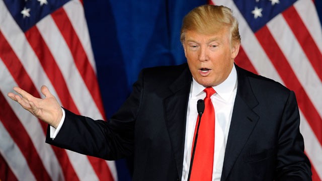 PHOTO: Donald Trump is pictured during a news conference at the Trump International Hotel & Tower Las Vegas Feb 2, 2012 in Las Vegas, Nevada.