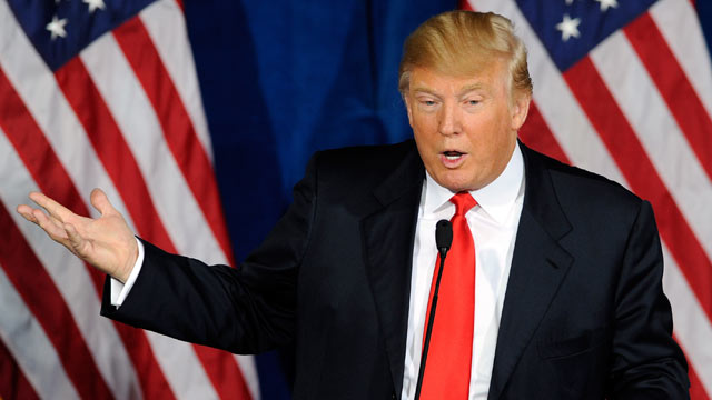 PHOTO: Donald Trump is pictured during a news conference at the Trump International Hotel & Tower Las Vegas Feb 2, 2012 in Las Vegas, Nevada.