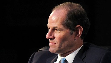 PHOTO: Former New York Governor Eliot Spitzer speaks at a forum on the future of New York, Sept. 16, 2010 at the New York Public Library in New York City.