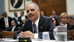 PHOTO: U.S. Attorney General Eric Holder testifies during a hearing before the House Judiciary Committee on oversight of the U.S. Department of Justice May 15, 2013 on Capitol Hill in Washington, D.C.