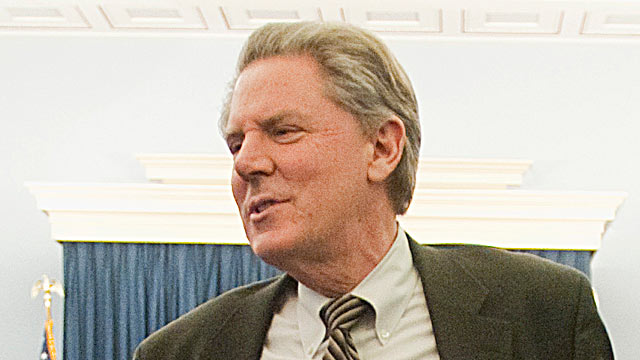PHOTO: Rep. Frank Pallone, D-N.J., waits for the start of a news conference, Feb. 8, 2012.
