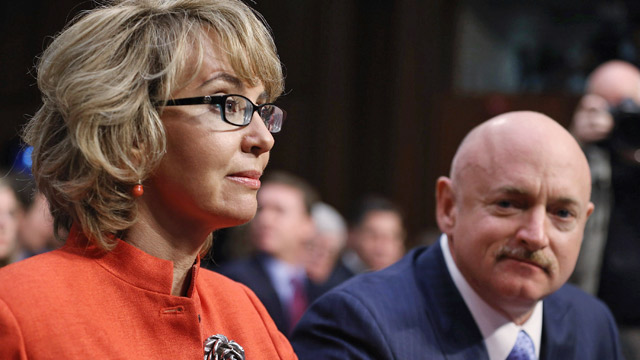 PHOTO: Gabrielle Giffords and Mark Kelly