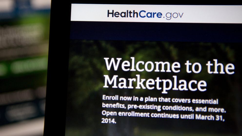 PHOTO: The Healthcare.gov website is displayed on laptop computers arranged for a photograph in Washington, D.C., U.S., on Oct. 24, 2013.