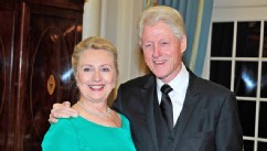 PHOTO: Hillary and Bill Clinton have become strong supporters of gay marriage.