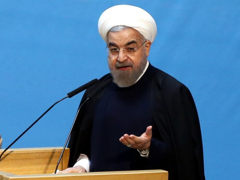 PHOTO: Iranian President Hassan Rouhani speaks during the opening ceremony of Irans national economy conference in Tehran on Jan. 4, 2015.