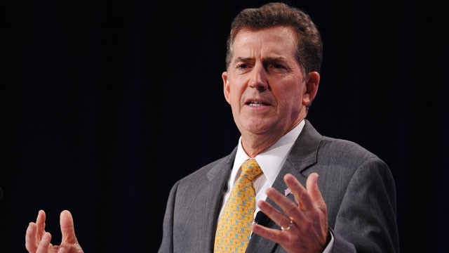 PHOTO: Senator Jim DeMint, R-SC, speaks during The Family Research Council (FRC) Action Values Voter Summit, Sept. 14, 2012, in Washington.
