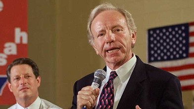 PHOTO: Joe Lieberman and Al Gore