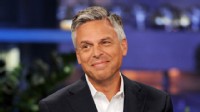 PHOTO: Former Governor Jon Huntsman appears on the Tonight Show With Jay Leno at NBC Studios on February 7, 2012 in Burbank, California.
