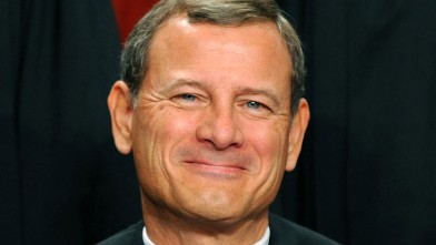 PHOTO: US Supreme Court Chief Justice John G. Roberts participates in the courts official photo session, Oct. 8, 2010 at the Supreme Court in Washington, DC.