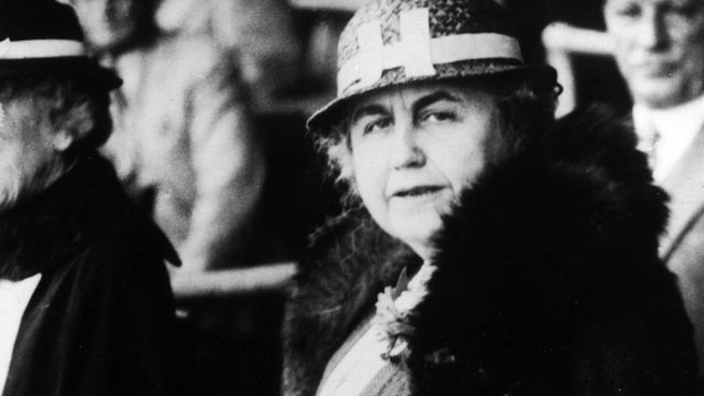 PHOTO: Mrs Woodrow Wilson, Edith Galt, the 2nd wife of American President, Woodrow Wilson, circa 1922.