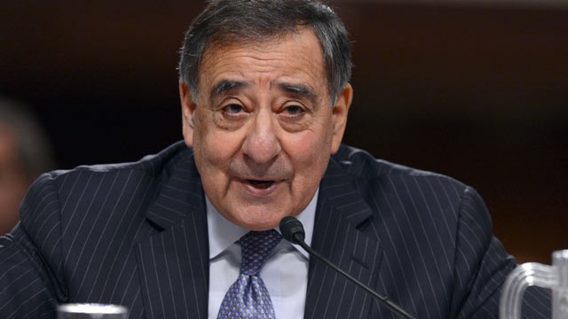 PHOTO: US Secretary of Defense Leon Panetta testifies on the attack on the US facilities in Benghazi, Libya, before the Senate Armed Services Committee on Capitol Hill in Washington, DC, Feb. 7, 2013.