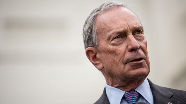 PHOTO: New York City Mayor Michael Bloomberg speaks to the media outside the West Wing of the White House, Feb. 27, 2013, in Washington, DC.