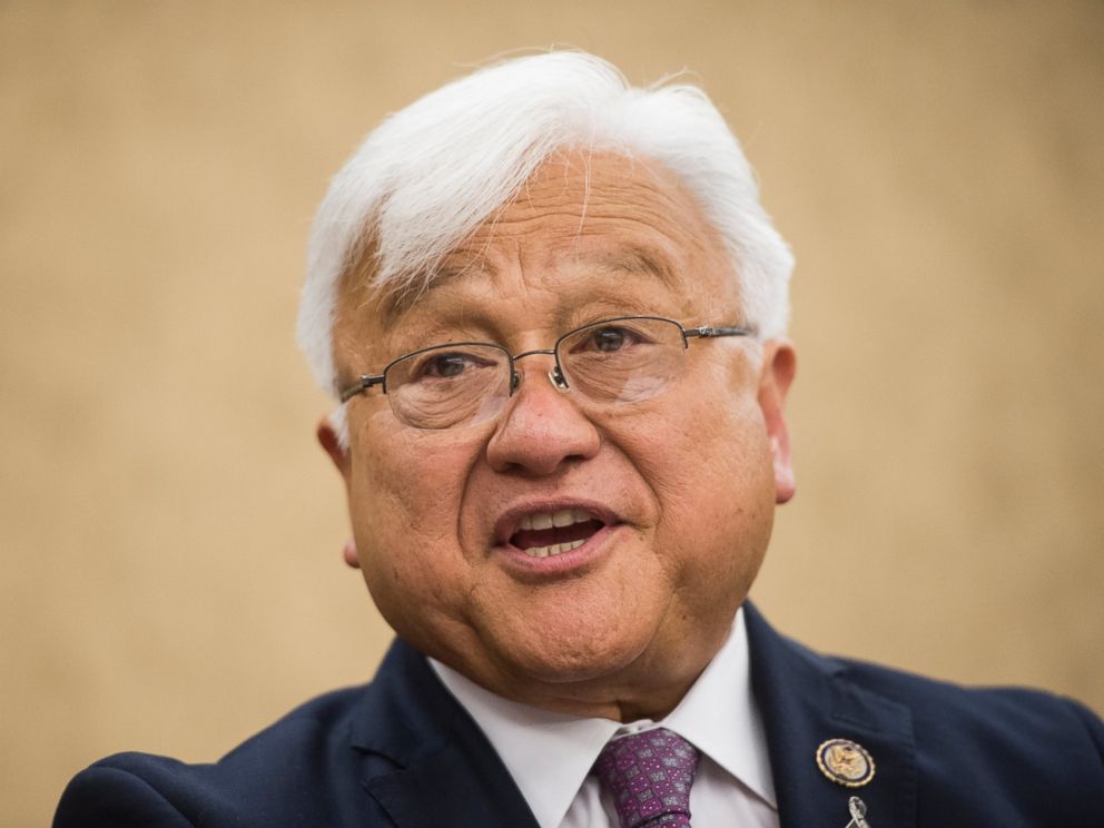 PHOTO: Rep. Mike Honda, D-Calif., holds a news conference with Vietnam veterans and their families to introduce the Toxic Exposure Research and Family Support Act of 2014, June 10, 2014.
