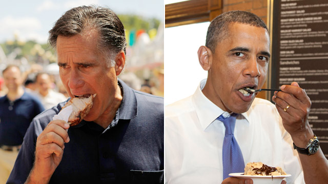 PHOTO: Mitt Romney and Barack Obama