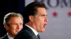 PHOTO: Former President George W. Bush, left, stands beside presidential hopeful Mitt Romney in Boston, Mass., in this file photo.