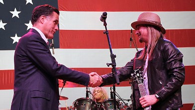 PHOTO: Mitt Romney and Kid Rock