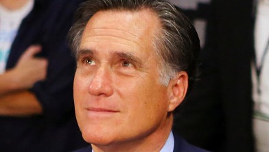 PHOTO: Former Republican presidential candidate and Massachusetts Gov. Mitt Romney sits ringside before Manny Pacquiao takes on Juan Manuel Marquez in their welterweight bout at the MGM Grand Garden Arena on Dec. 8, 2012 in Las Vegas.