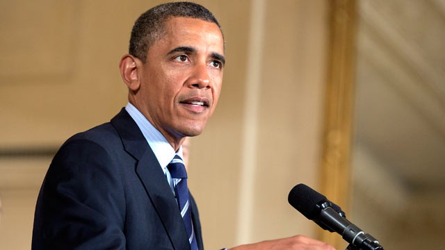 PHOTO: President Barack Obama calls on Congress to stop interest rates on student loans, during a statement at the White House in Washington, D.C., June 21, 2012.