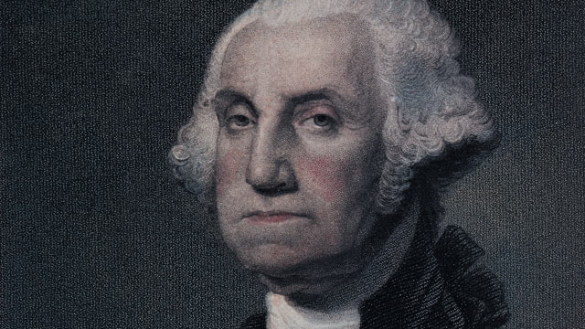 PHOTO: A portrait of George Washington, who as the first president of the United States set the precedent for executive privilege.