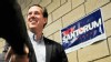 PHOTO: Republican presidential candidate, former U.S. Sen. Rick Santorum arrives at a campaign rally Feb. 7, 2012 in Blaine, Minnesota.