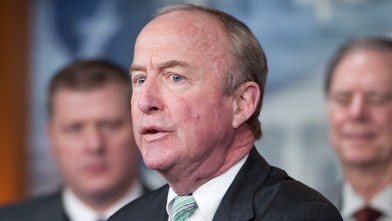 PHOTO: Rep. Rodney Frelinghuysen, speaks during a news conference on the repeal of the Independent Payment Advisory Board stipulated in the Affordable Care Act, Jan. 26, 2011.