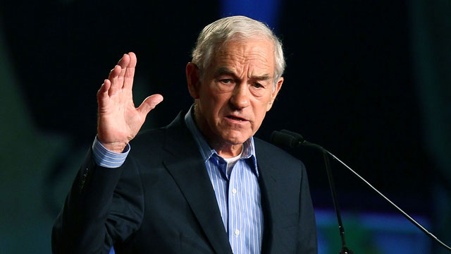 PHOTO: Rep. Ron Paul (R-TX), speaks at the Conservative Political Action Conference (CPAC), at the Orange County Convention Center, Sept. 23, 2011 in Orlando, Fla.