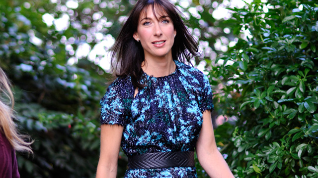 PHOTO: Samantha Cameron sighted arriving at the Erdem fashion show during London Fashion Week S/S 2013 on September 17, 2012 in London, England.