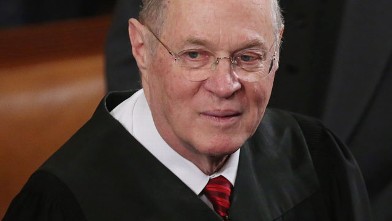 PHOTO: Supreme Court Associate Justice Anthony Kennedy attends U.S. President Barack Obama's State of the Union speech before a joint session of Congress at the U.S. Capitol February 12, 2013 in Washington, DC.