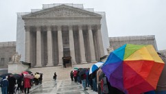 PHOTO: People outside Supreme Court
