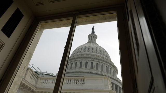 PHOTO: A view of the Capitol dome on Capitol Hill in Washington, Dec. 28, 2012, as Congress still works on the upcoming fiscal cliff.