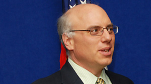 PHOTO Morris Pearl, a managing director at Black Rock, is shown at a White House reception in this undated photo.