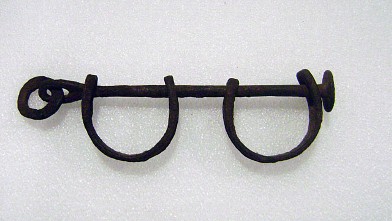 PHOTO: Iron shackles