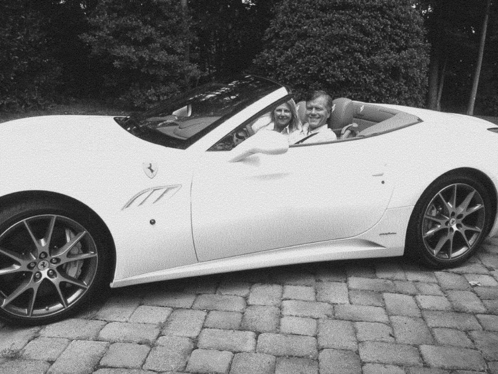 PHOTO: Former Virginia Governor Bob McDonnell and his wife Maureen are pictured in a Ferrari in this image submitted as evidence during their corruption trial.