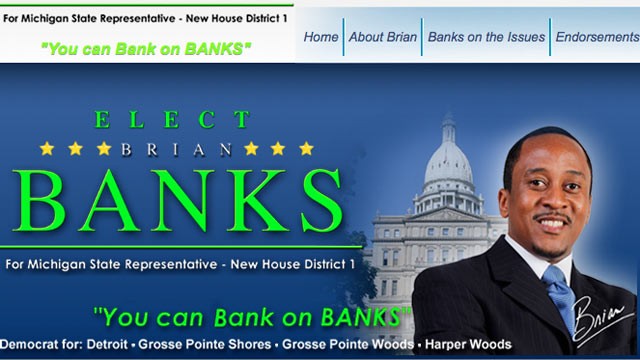 PHOTO: Brian Banks is running for Michigan State Representative, New House District 1.
