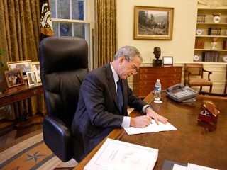 george bush ballot 2008 election 