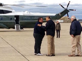 Obama Gets First-Hand Look at Storm Devastation