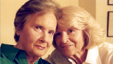 PHOTO: Edith "Edie" Windsor, right, is pictured with Thea Spye.