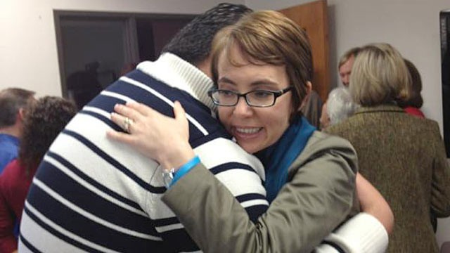 PHOTO: Rep. Gabby Giffords posted this picture on twitter of her hugging Daniel Hernandez, the former intern who saved her life.