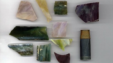 PHOTO: Glass shards and shotgun shell
